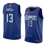 Camiseta Los Angeles Clippers Marcin Gortat #13 Icon 2018 Azul