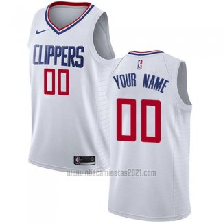 Camiseta Los Angeles Clippers Personalizada 17-18 Blanco
