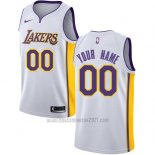 Camiseta Los Angeles Lakers Personalizada 17-18 Blanco