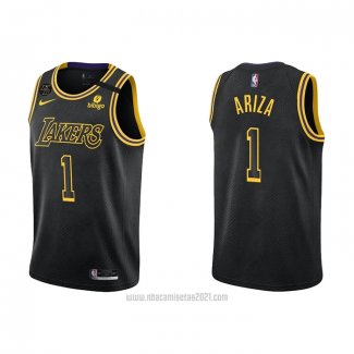 Camiseta Los Angeles Lakers Trevor Ariza #1 Mamba 2021-22 Negro