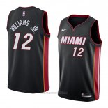 Camiseta Miami Heat Matt Williams Jr. #12 Icon 2018 Negro