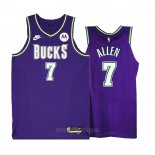 Camiseta Milwaukee Bucks Grayson Allen #7 Classic 2022-23 Violeta