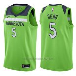 Camiseta Minnesota Timberwolves Gorgui Dieng #5 Statement 2017-18 Verde