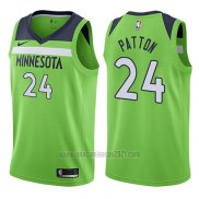 Camiseta Minnesota Timberwolves Justin Patton #24 Statement 2017-18 Verde