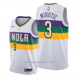 Camiseta New Orleans Pelicans Nikola Mirotic #3 Ciudad Edition Blanco