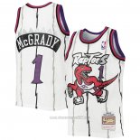 Camiseta Nino Toronto Raptors Tracy Mcgrady #1 Mitchell & Ness 1998-99 Blanco