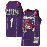 Camiseta Nino Toronto Raptors Tracy Mcgrady #1 Mitchell & Ness 1998-99 Violeta