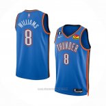 Camiseta Oklahoma City Thunder Jalen Williams #8 Icon Azul