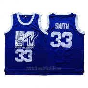 Camiseta Pelicula Music Television Will Smith #33 Azul