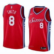 Camiseta Philadelphia 76ers Zhaire Smithstatement #8 Statement 2018 Rojo