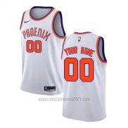 Camiseta Phoenix Suns Personalizada Hardwood Classic 2017-18 Blanco