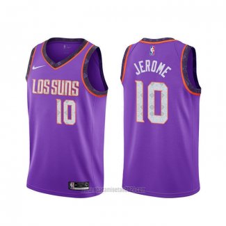 Camiseta Phoenix Suns Ty Jerome #10 Ciudad 2019-20 Violeta