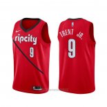Camiseta Portland Trail Blazers Gary Trent Jr. #9 Earned Rojo
