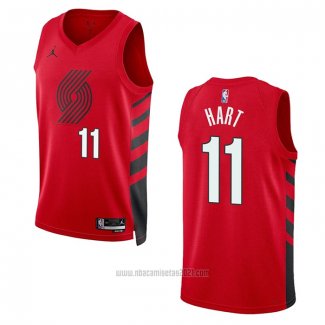 Camiseta Portland Trail Blazers Josh Hart #11 Statement 2022-23 Rojo