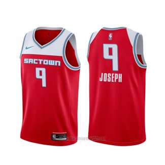 Camiseta Sacramento Kings Cory Joseph #9 Ciudad 2019-20 Rojo