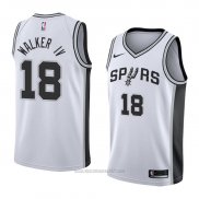 Camiseta San Antonio Spurs Lonnie Walker IV #18 Association 2018 Blanco