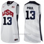Camiseta USA 2012 Chris Paul #13 Blanco
