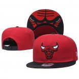 Gorra Chicago Bulls Negro Rojo