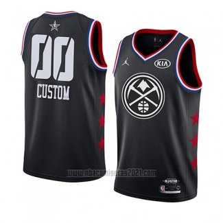 Camiseta All Star 2019 Denver Nuggets Personalizada Negro