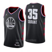 Camiseta All Star 2019 Golden State Warriors Kevin Durant #35 Negro