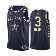 Camiseta All Star 2024 Los Angeles Lakers Anthony Davis #3 Azul