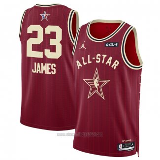 Camiseta All Star 2024 Los Angeles Lakers LeBron James #23 Rojo