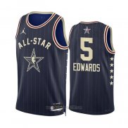 Camiseta All Star 2024 Minnesota Timberwolves Anthony Edwards #5 Azul