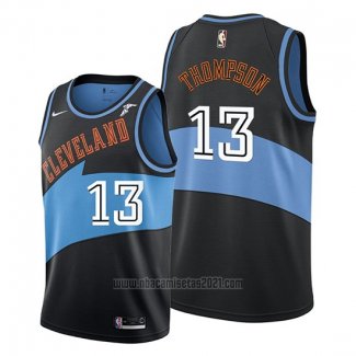 Camiseta Cleveland Cavaliers Tristan Thompson #13 Classic Edition 2019-20 Negro