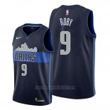 Camiseta Dallas Mavericks Isaiah Roby #9 Statement Azul