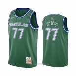 Camiseta Dallas Mavericks Luka Doncic #77 Mitchell & Ness 2018-19 Verde