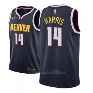 Camiseta Denver Nuggets Gary Harris #14 Icon 2018-19 Azul