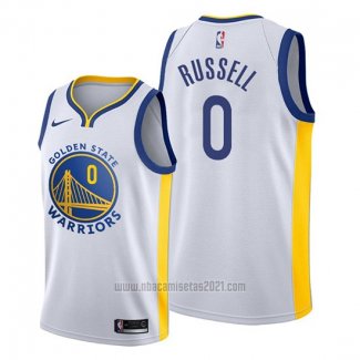 Camiseta Golden State Warriors D'angelo Russell #0 Association Blanco