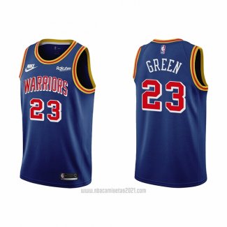 Camiseta Golden State Warriors Draymond Green #23 75th Anniversary Azul