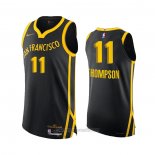 Camiseta Golden State Warriors Klay Thompson #11 Ciudad Autentico 2023-24 Negro