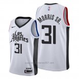 Camiseta Los Angeles Clippers Marcus Morris Sr. #31 Classic 2019-20 Blanco