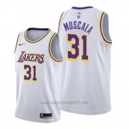 Camiseta Los Angeles Lakers Mike Muscala #31 Association Blanco