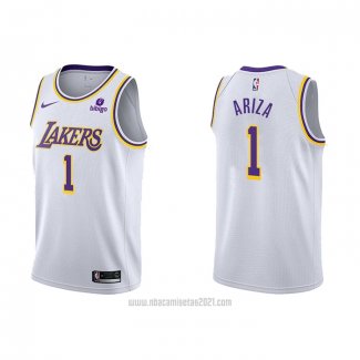 Camiseta Los Angeles Lakers Trevor Ariza #1 Association 2021-22 Blanco