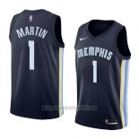 Camiseta Memphis Grizzlies Jarell Martin #1 Icon 2018 Azul