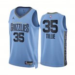 Camiseta Memphis Grizzlies Killian Tillie #35 Statement 2022-23 Azul