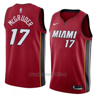 Camiseta Miami Heat Rodney McGruder #17 Statement 2018 Rojo