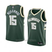 Camiseta Milwaukee Bucks Shabazz Muhammad #15 Icon 2018 Verde