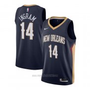 Camiseta New Orleans Pelicans Brandon Ingram #14 Icon 2020-21 Azul