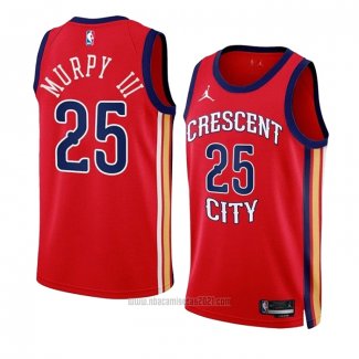 Camiseta New Orleans Pelicans Trey Murphy Iii #25 Statement 2023-24 Rojo