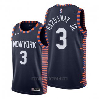 Camiseta New York Knicks Tim Hardaway Jr. #3 Ciudad Edition Azul