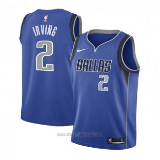 Camiseta Nino Dallas Mavericks Kyrie Irving #2 Icon 2022-23 Azul