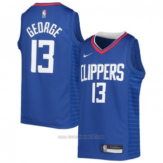 Camiseta Nino Los Angeles Clippers Paul George #13 Icon Azul