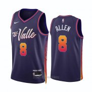 Camiseta Phoenix Suns Grayson Allen #8 Ciudad 2023-24 Violeta