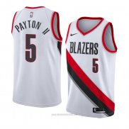 Camiseta Portland Trail Blazers Gary Payton #5 Association 2018 Blanco