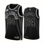 Camiseta San Antonio Spurs Devin Vassell #24 Classic 2022-23 Negro