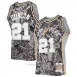 Camiseta San Antonio Spurs Tim Duncan #21 Special Year Of The Tiger Negro.